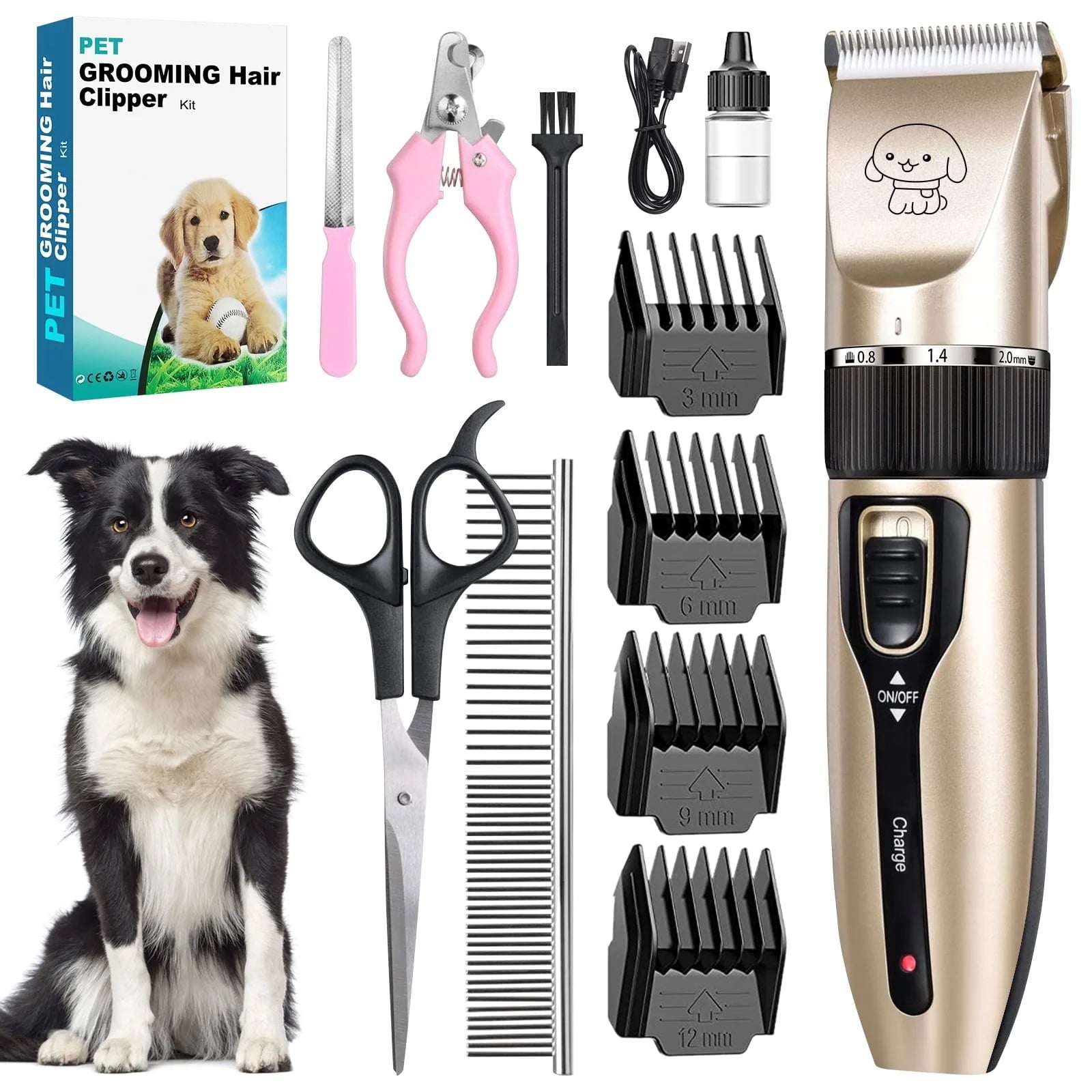 KIT MAQUINA PARA MASCOTAS GROOMING HAIR